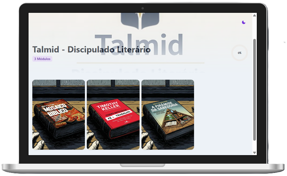 Área interna da plataforma Talmid